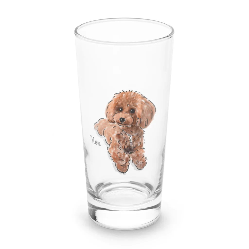 mi.cacco original illust goodsの【sample】mi.caccoうちの子イラストグッズ Long Sized Water Glass :front