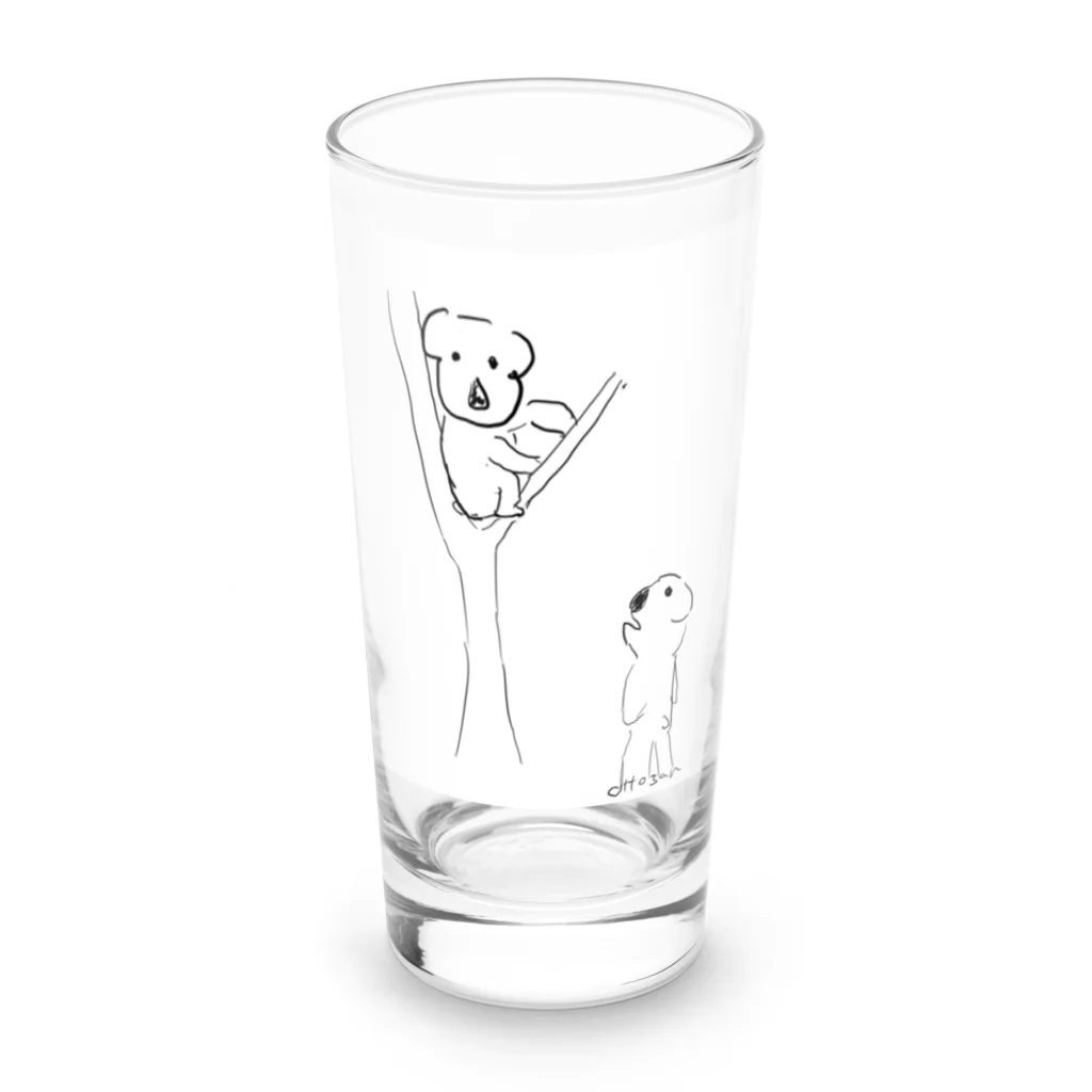 コッアーラ星人のコアラさんたち Long Sized Water Glass :front