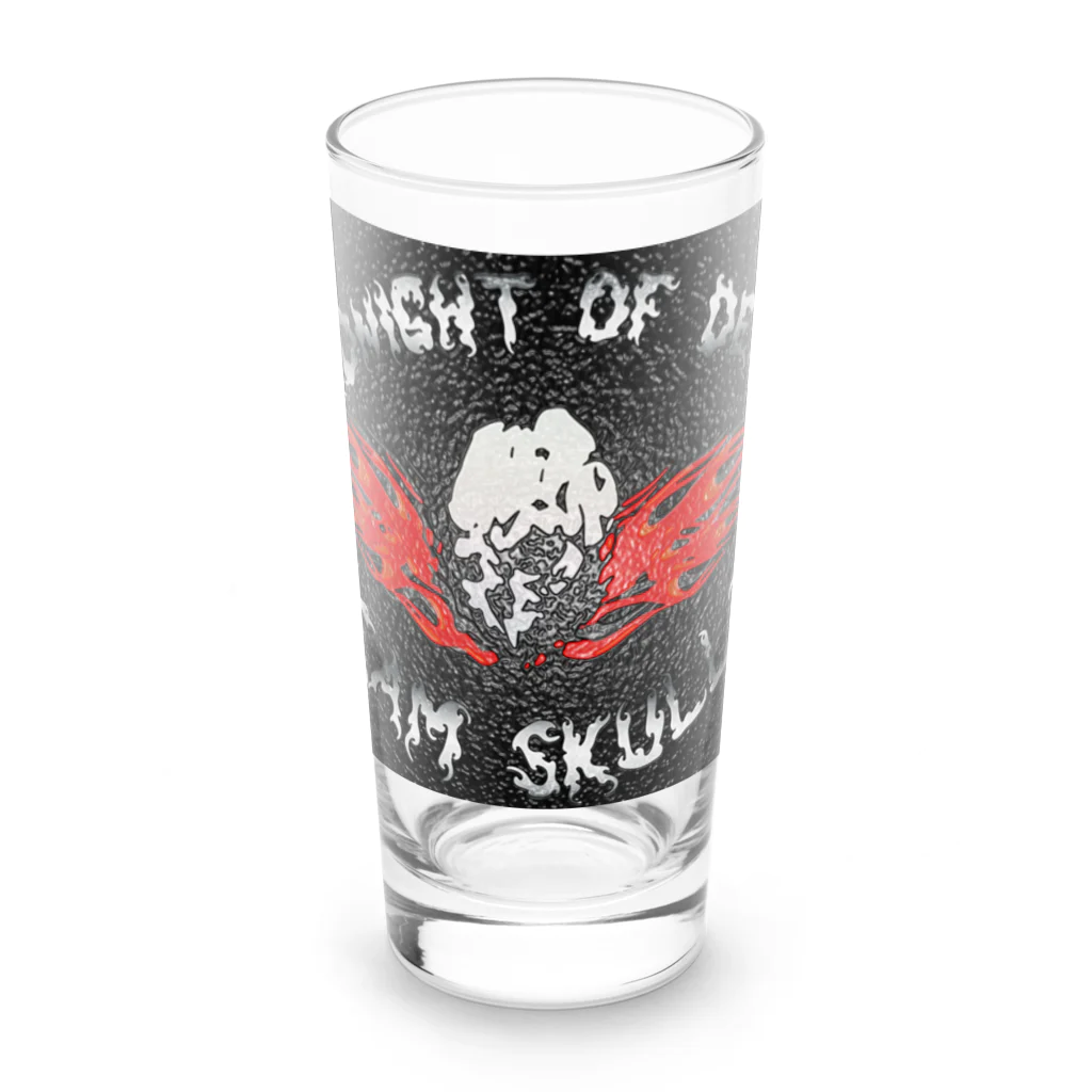 Ａ’ｚｗｏｒｋＳのTEAM SKULLZ　BLKWRAPPING Long Sized Water Glass :front