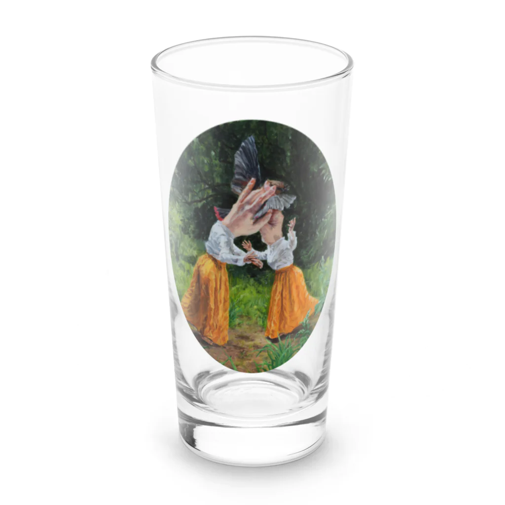 タムラグリア　の楽園 Long Sized Water Glass :front