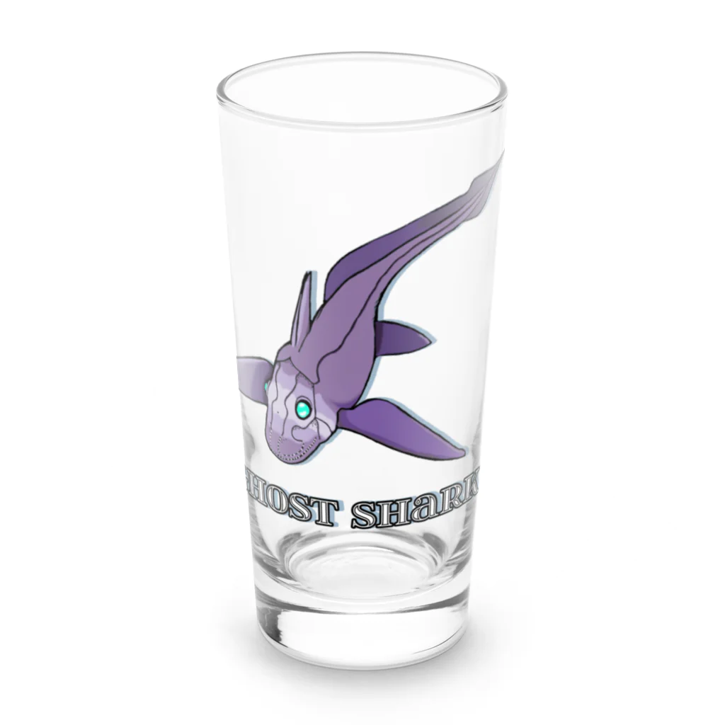 LalaHangeulのGhost Shark Long Sized Water Glass :front