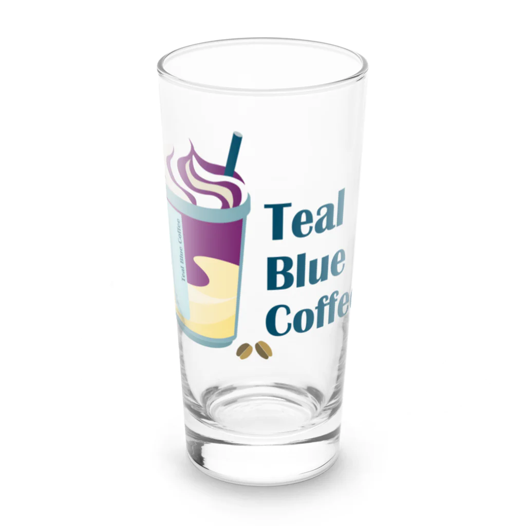 Teal Blue CoffeeのAutumn Fair_frappe logo Long Sized Water Glass :front