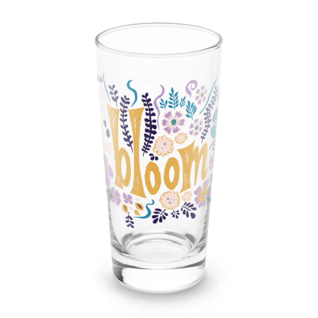 IZANAMI by Akane Yabushitaの🌸 満開の花束（トロピカル） Long Sized Water Glass :front