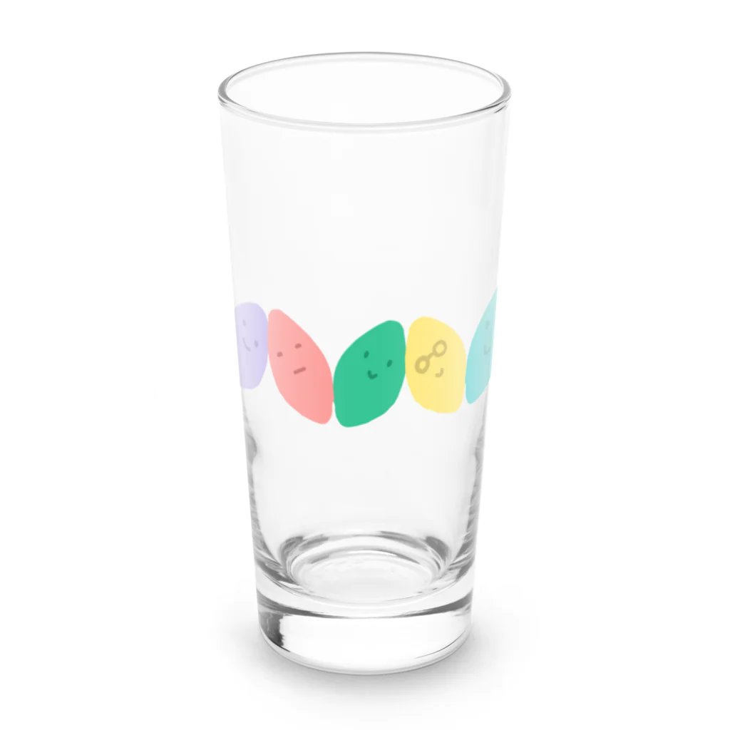 Andiamoのカラフルおいも Long Sized Water Glass :front