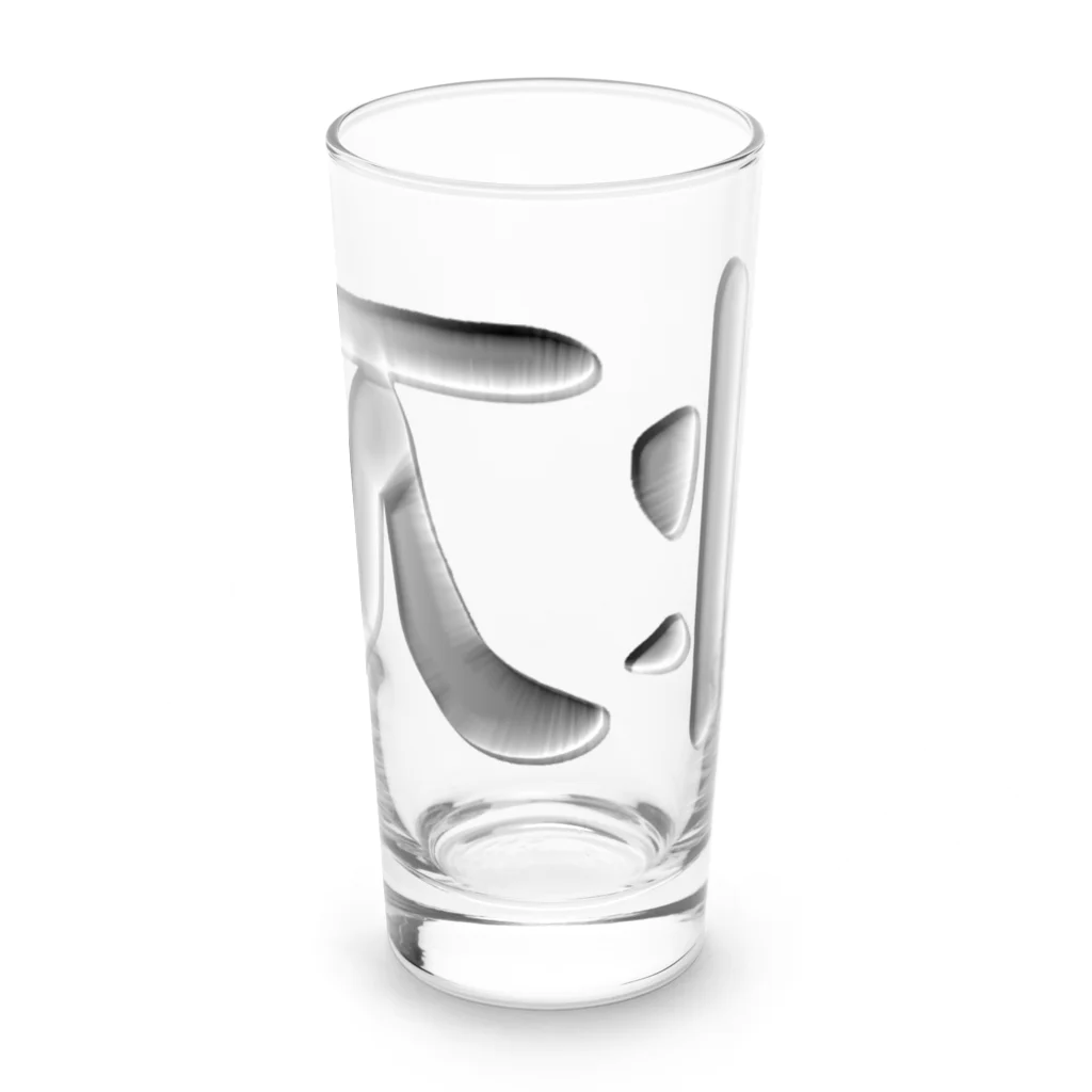 LalaHangeulのハングル　訓民正音デザイン① Long Sized Water Glass :front