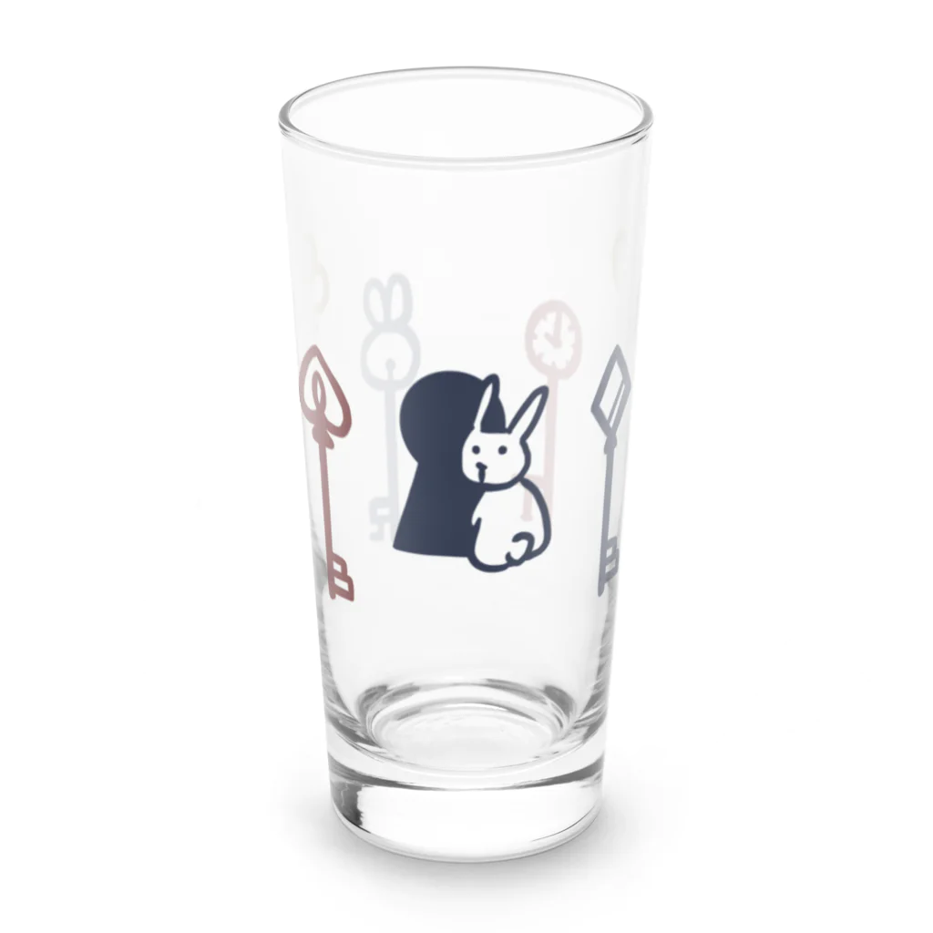 Andiamoのうさぎのカギ Long Sized Water Glass :front