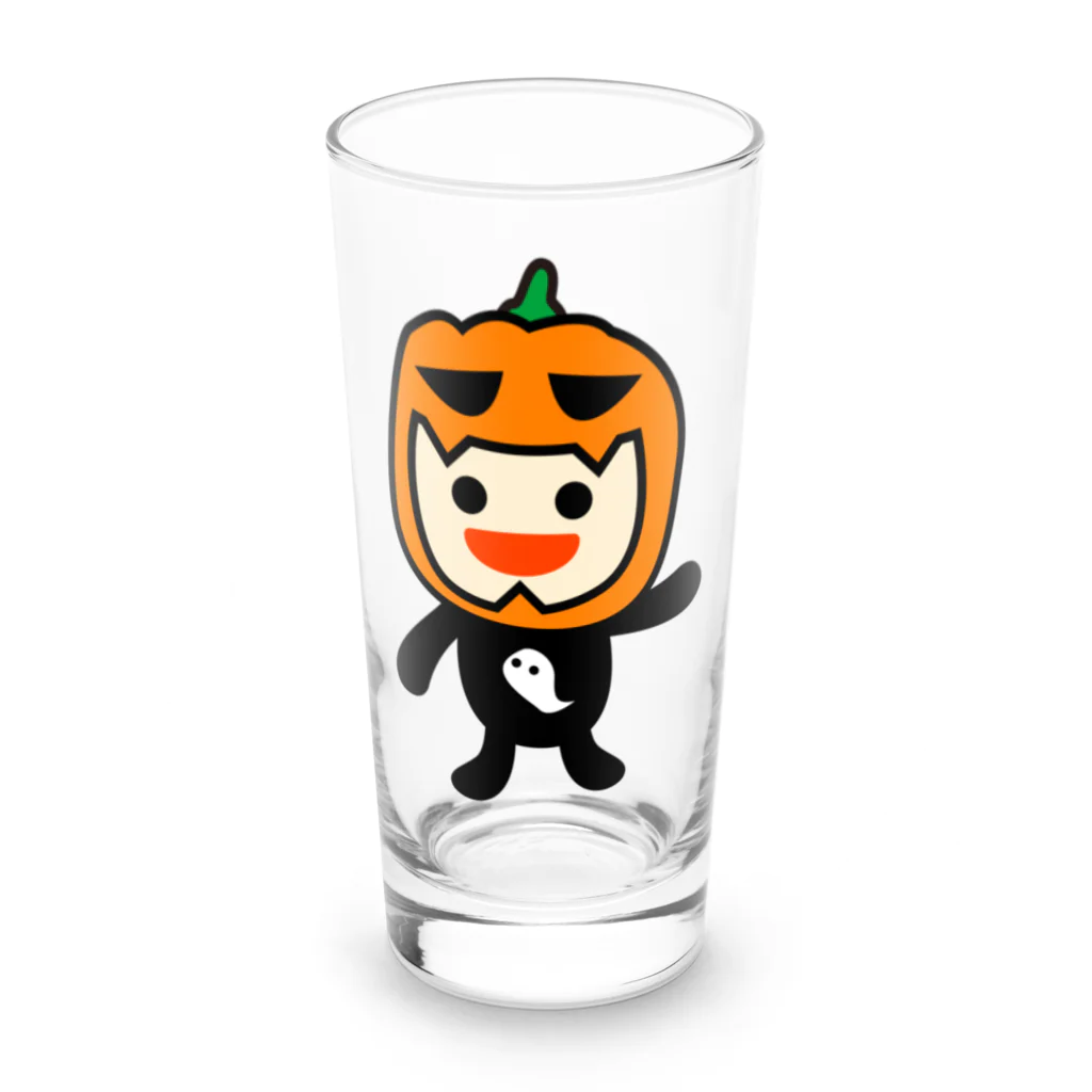 ヨープキャンが気になったのハロっ子 Long Sized Water Glass :front