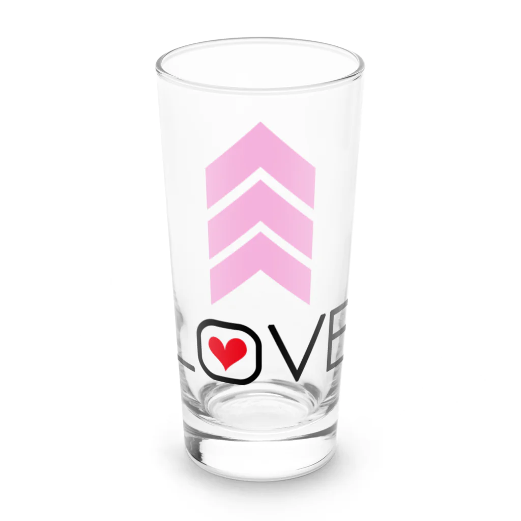 Ａ’ｚｗｏｒｋＳのLOVE UP Long Sized Water Glass :front