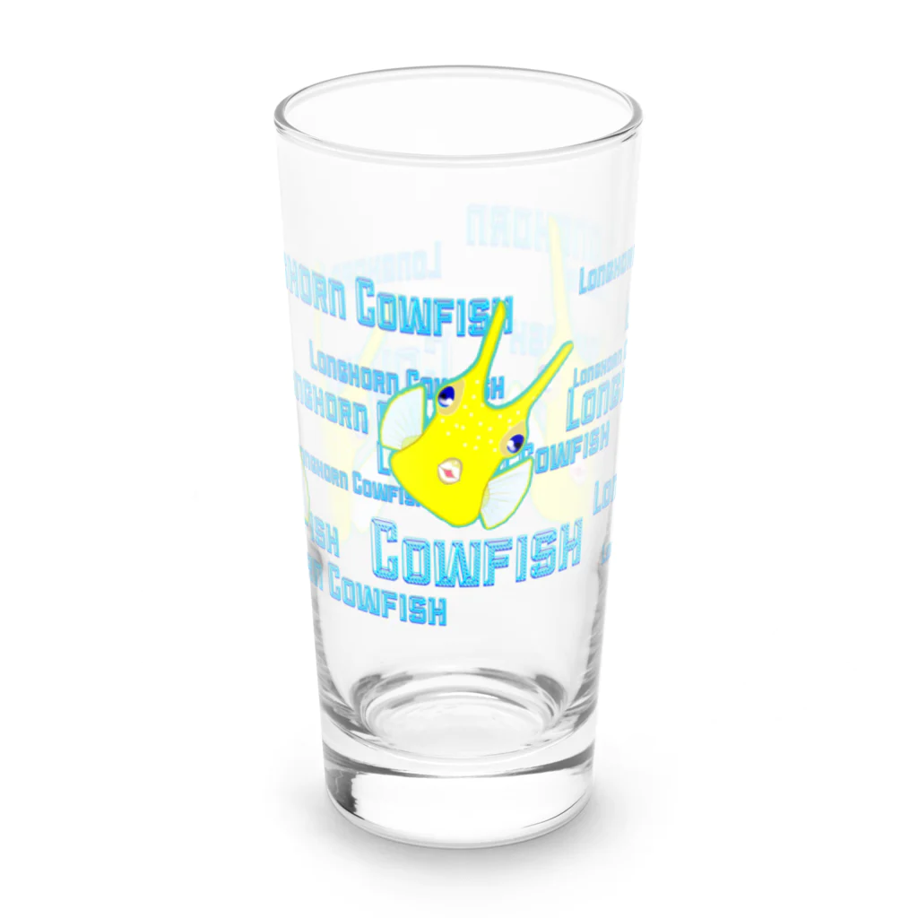 LalaHangeulのLonghorn Cowfish(コンゴウフグ) Long Sized Water Glass :front