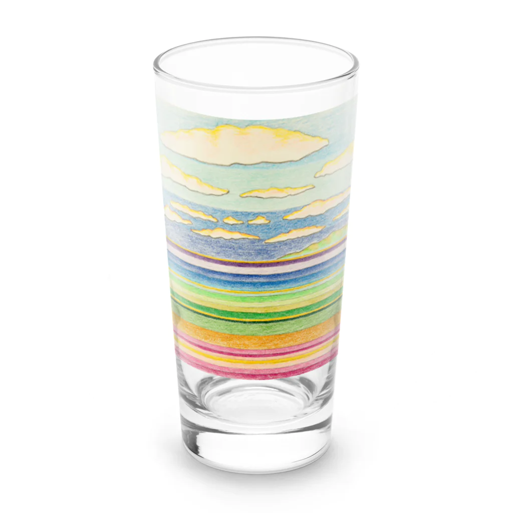 AKeikoのペルーの旅、チチカカ湖 Long Sized Water Glass :front