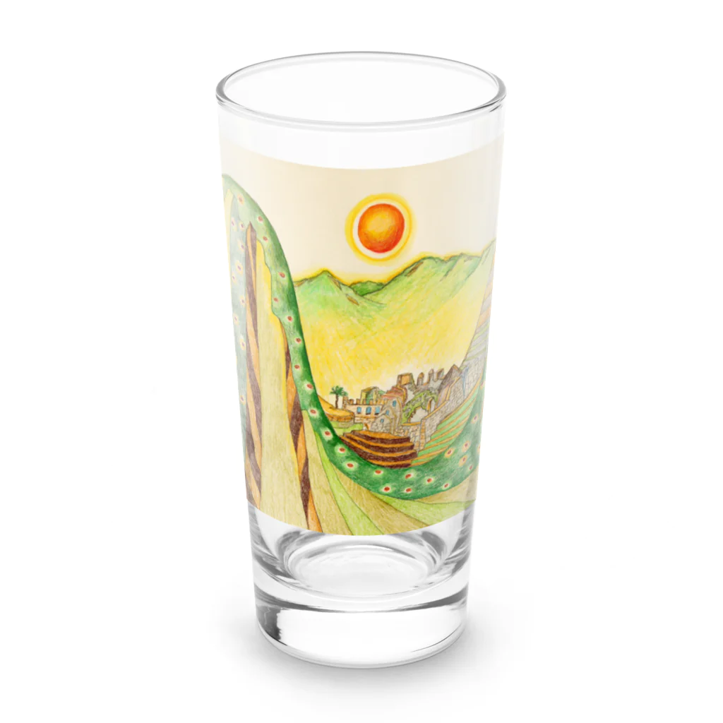 AKeikoの世界遺産マチュピチュ・ペルーの旅 Long Sized Water Glass :front