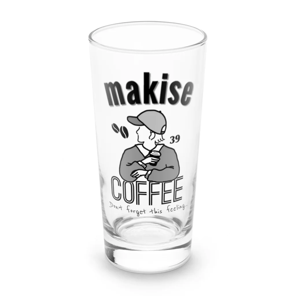 Makise COFFEE.のマキセコーヒー(ラテ美ちゃん) Long Sized Water Glass :front