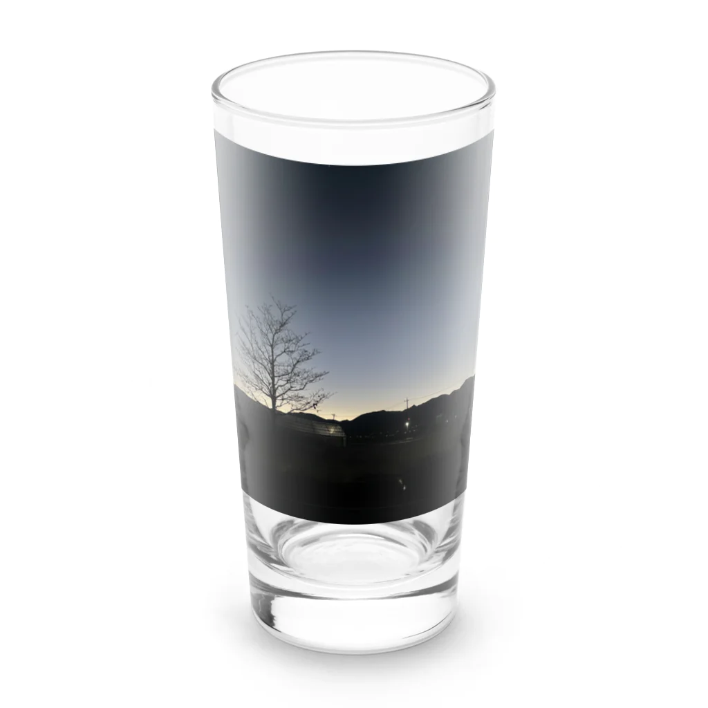 2929gawDesignShop358のEarly winter sunrise Long Sized Water Glass :front