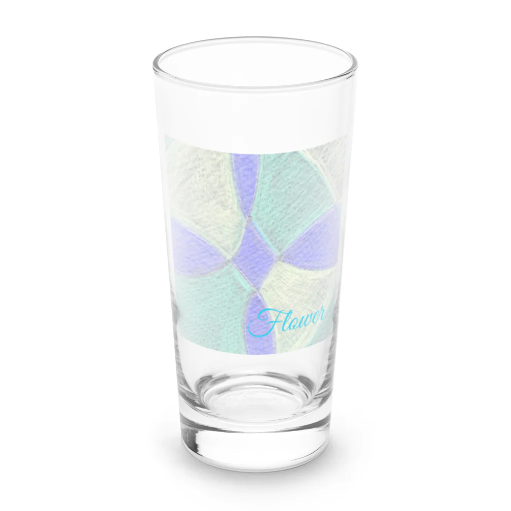 フリースタイルのflower Long Sized Water Glass :front
