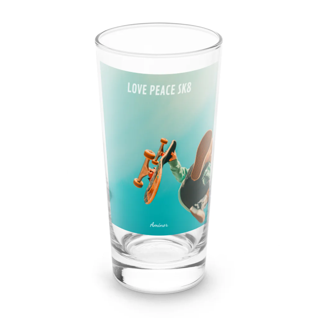 AMINOR (エーマイナー)のLove Peace SK8 _ Sk8erBoy Long Sized Water Glass :front