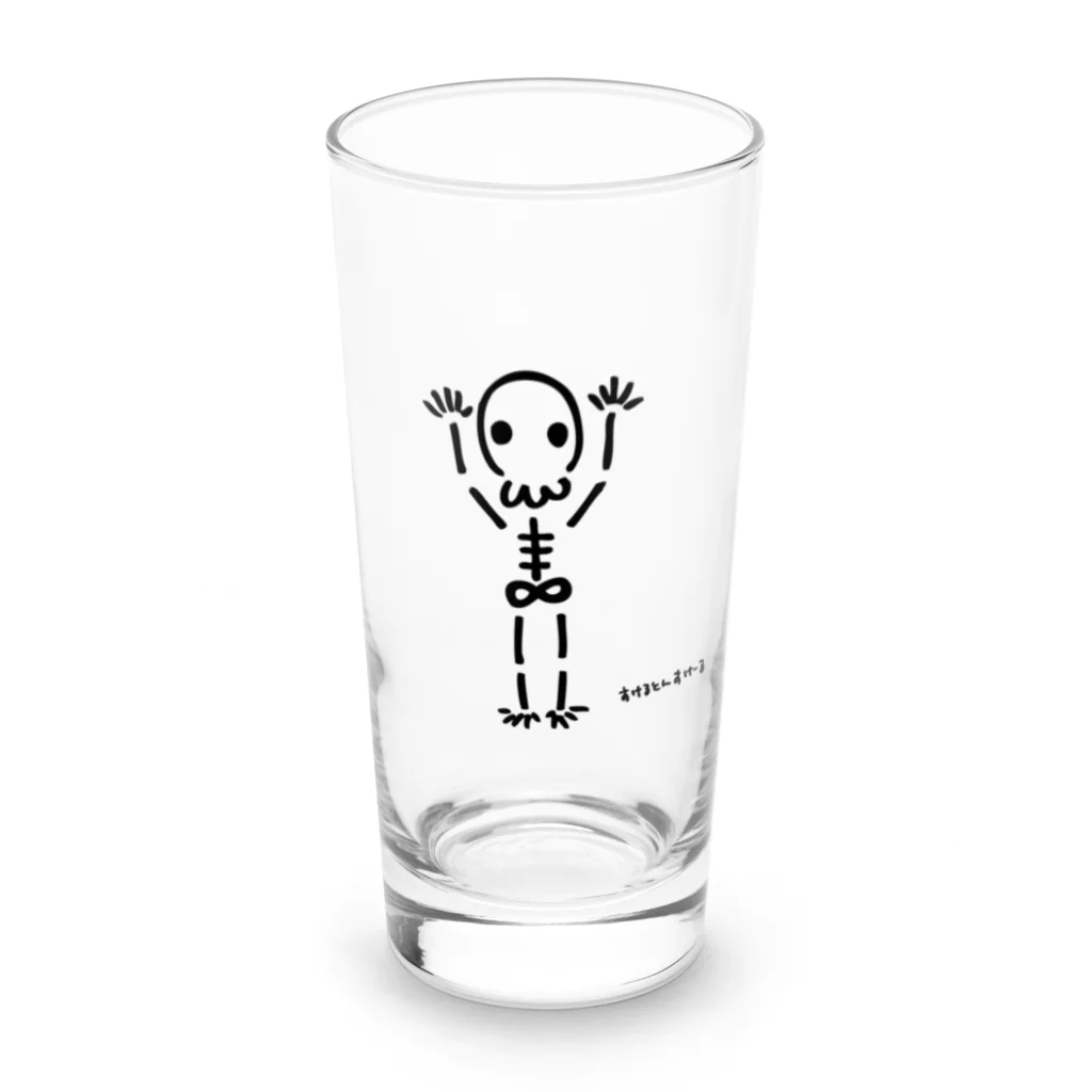 かわいくて強強のすけるとんすけーる Long Sized Water Glass :front