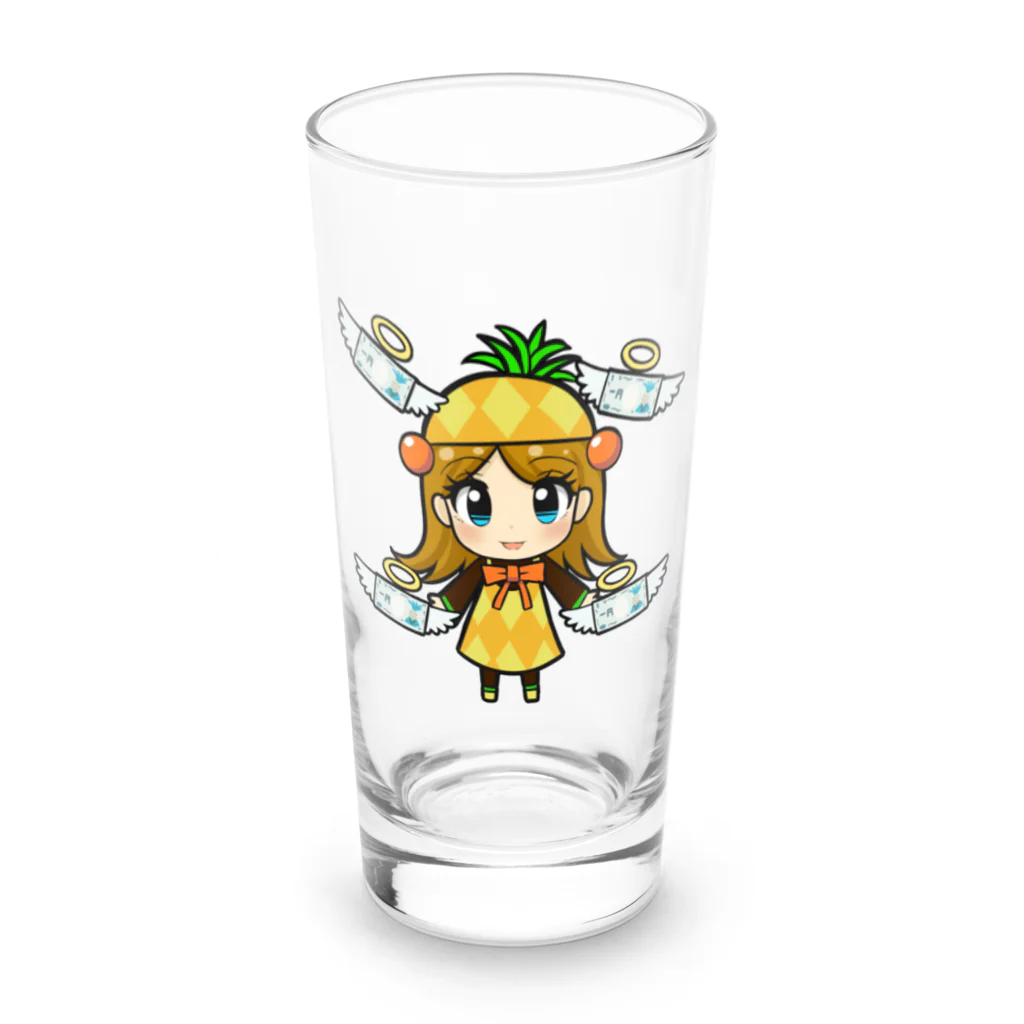 森のルーマのパイナップルちゃん Long Sized Water Glass :front