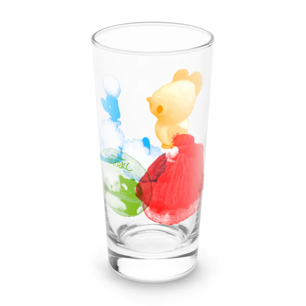 毛玉商店の毛玉商店キャラパレード Long Sized Water Glass :front