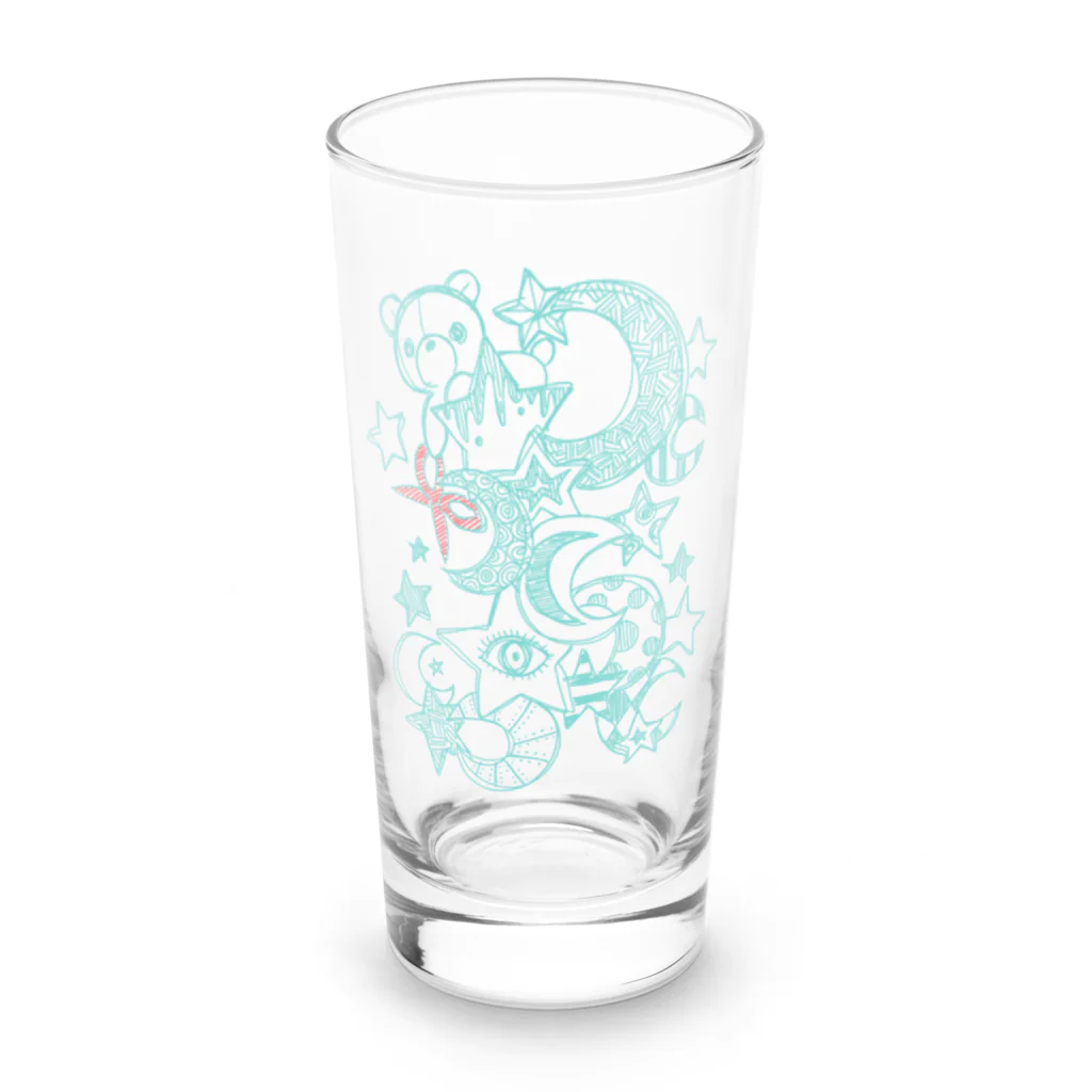 みゃい🧸🐾のはさみくみゃスター Long Sized Water Glass :front