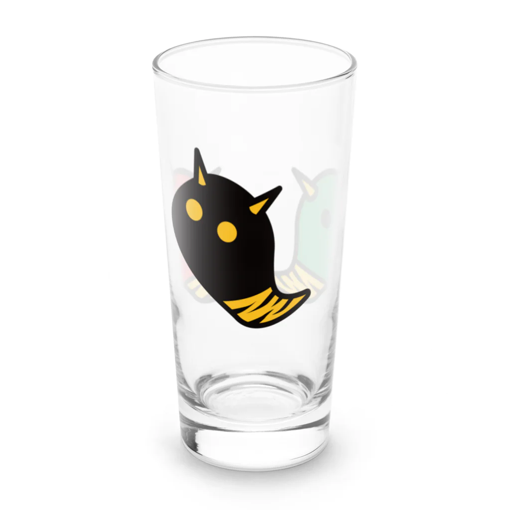 ヨープキャンが気になったのおばけの鬼 雷様ではないよ Long Sized Water Glass :front