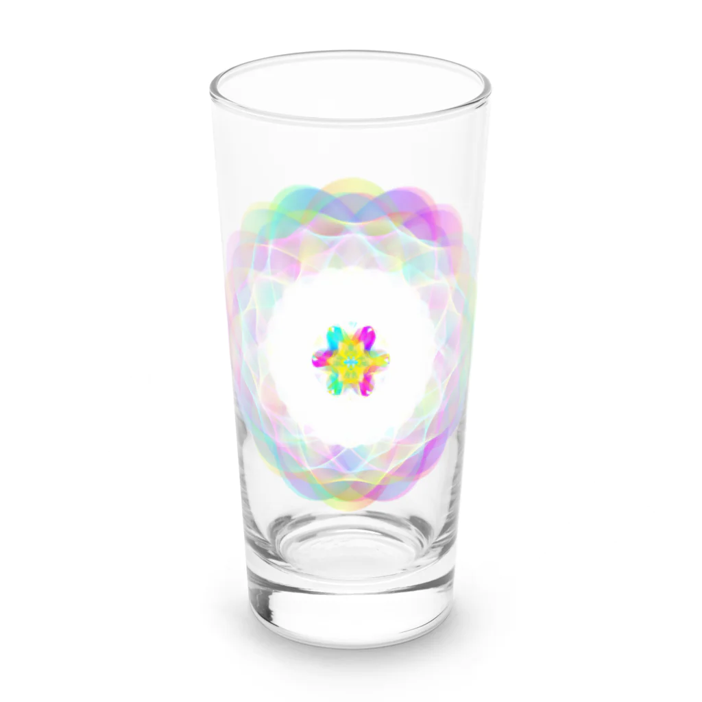 White Rainbowのあい　LOVE Long Sized Water Glass :front