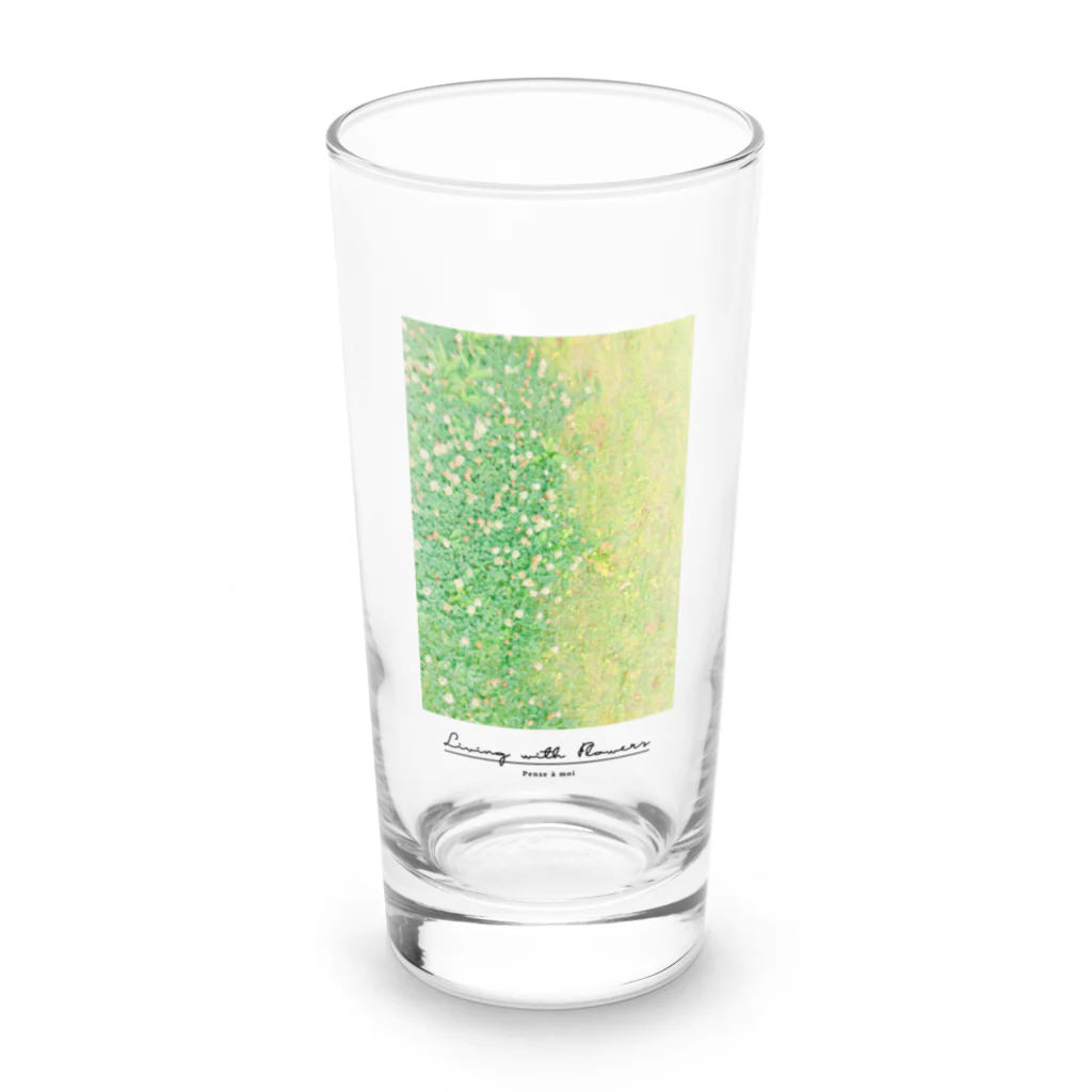 blancillaのクローバーの絨毯 Long Sized Water Glass :front