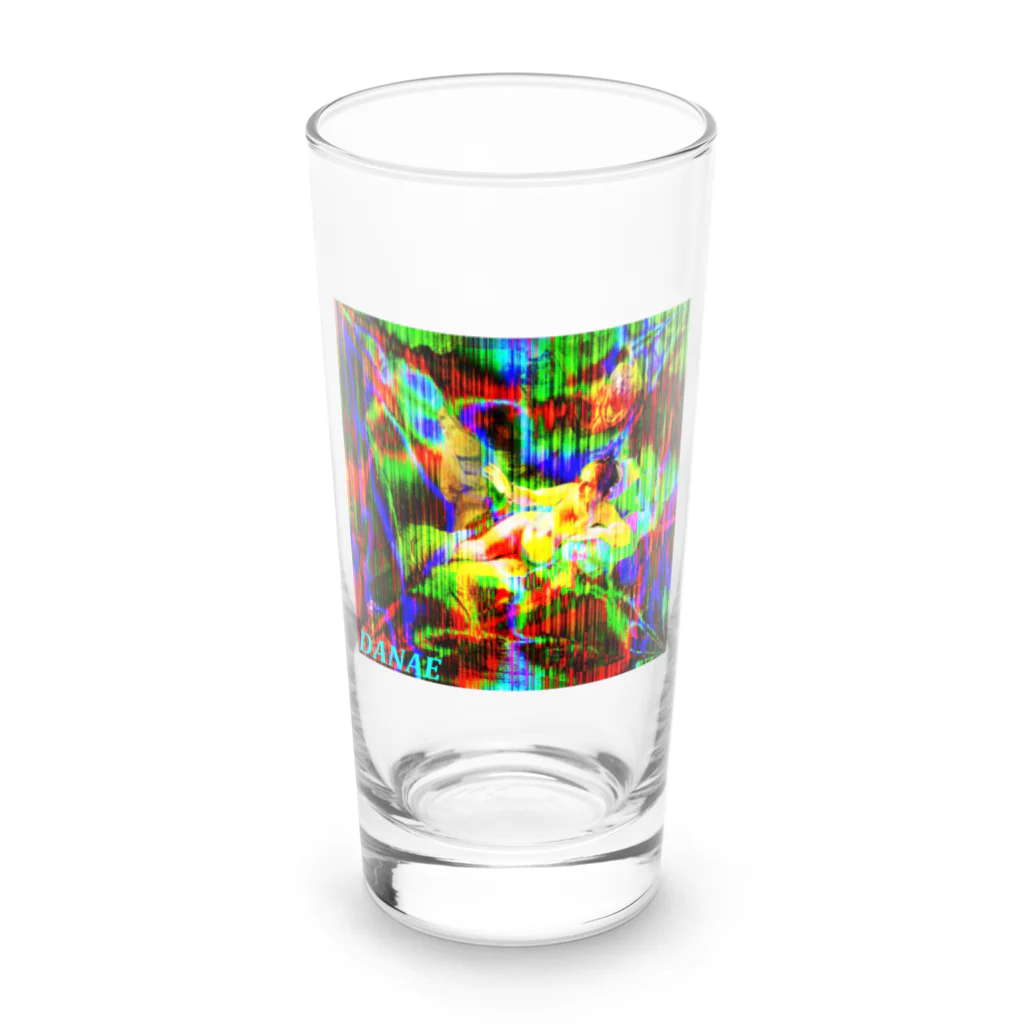 アインシュタインキャットのダナエ（レンブラント） Long Sized Water Glass :front