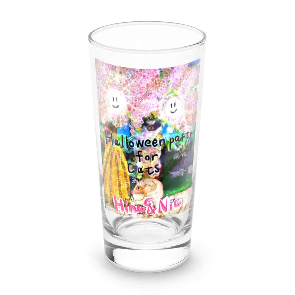 AkironBoy's_ShopのHalloween Party For Cats ‼︎ Long Sized Water Glass :front