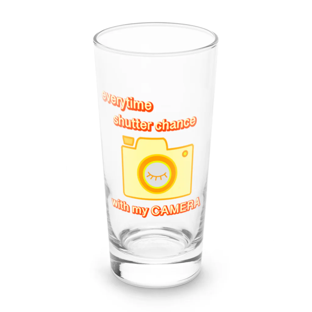 charlolのシャッターチャンス　プレーン Long Sized Water Glass :front