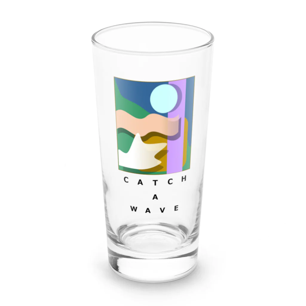 71mamifuの波と風 Long Sized Water Glass :front