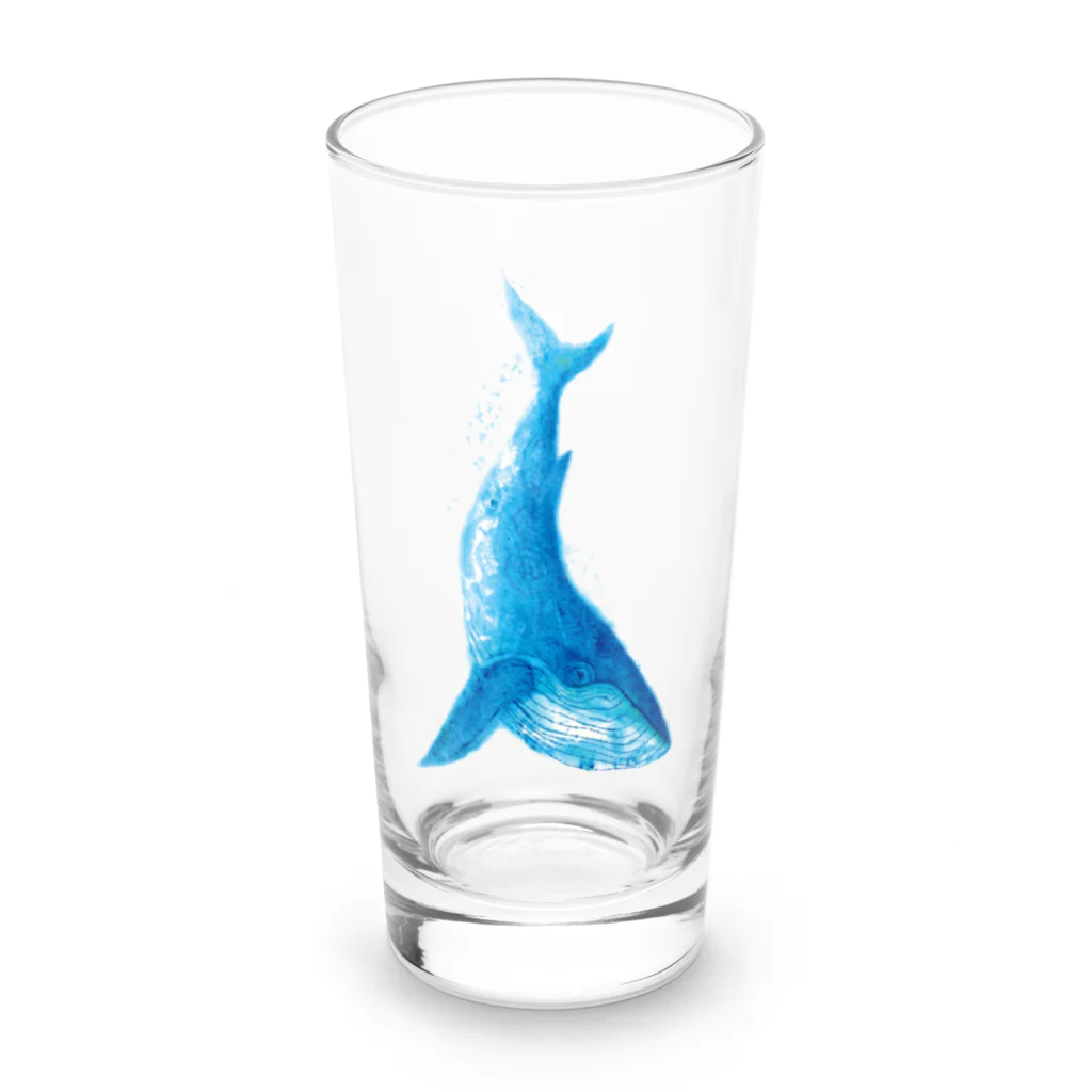 shokomumuのYAKUSHIMA ∞ ザトウクジラ Long Sized Water Glass :front