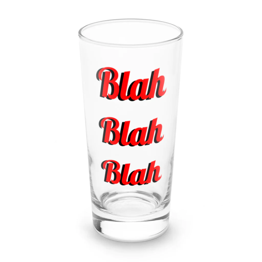 モリチエコのBlah Blah Blah Long Sized Water Glass :front