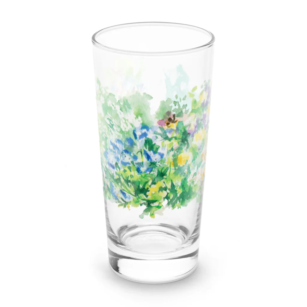 studio ulalakaのWildflowers Long Sized Water Glass :front