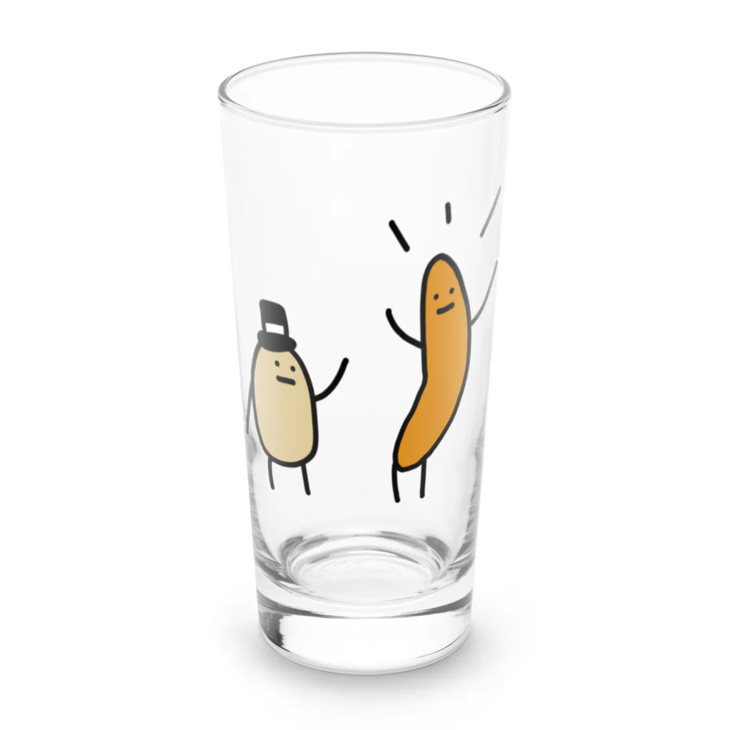 ＋Whimsyの種明かし Long Sized Water Glass :front