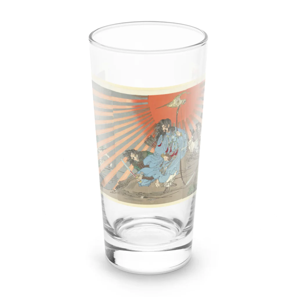 PALA's SHOP　cool、シュール、古風、和風、の神武天皇の東征、渡辺信一、 Long Sized Water Glass :front