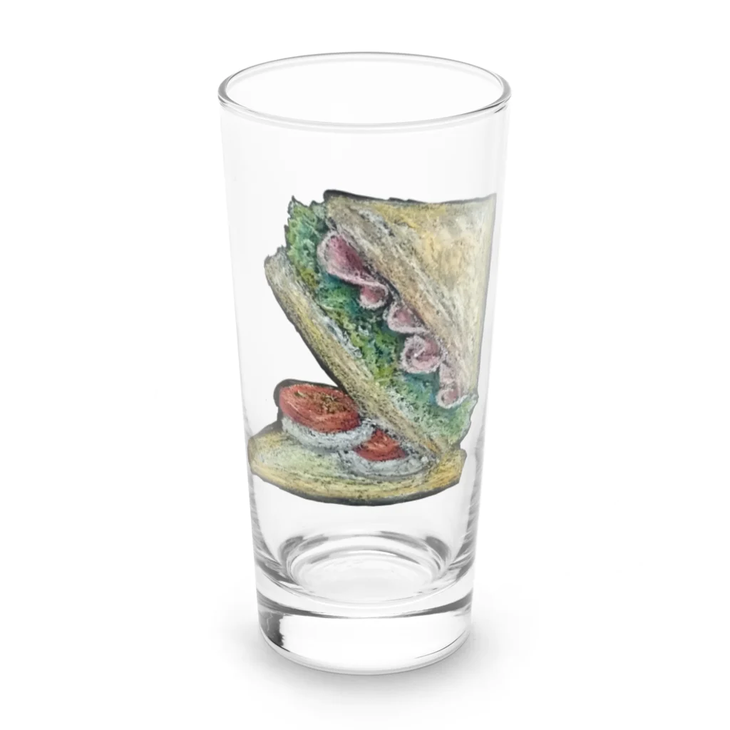 itaeyaのsandwiches Long Sized Water Glass :front