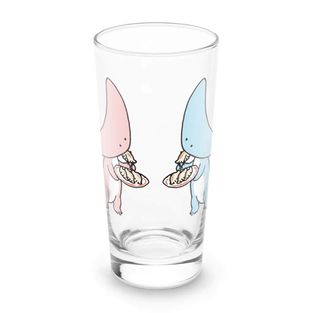 segasworksの餃子もぐもぐディプロカウルス Long Sized Water Glass :front