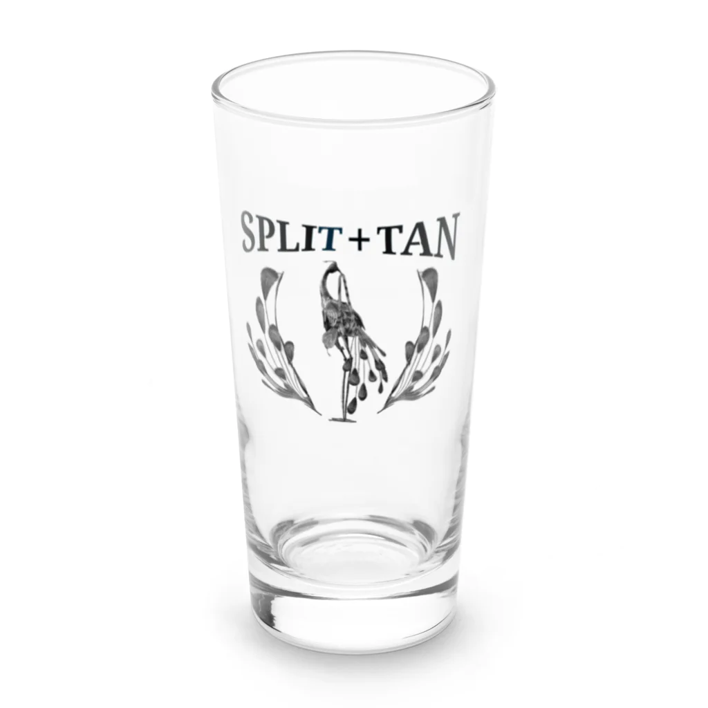 SPLIT+TANの【 SPLIT+TAN 】孔雀ロゴ ロンググラス前面
