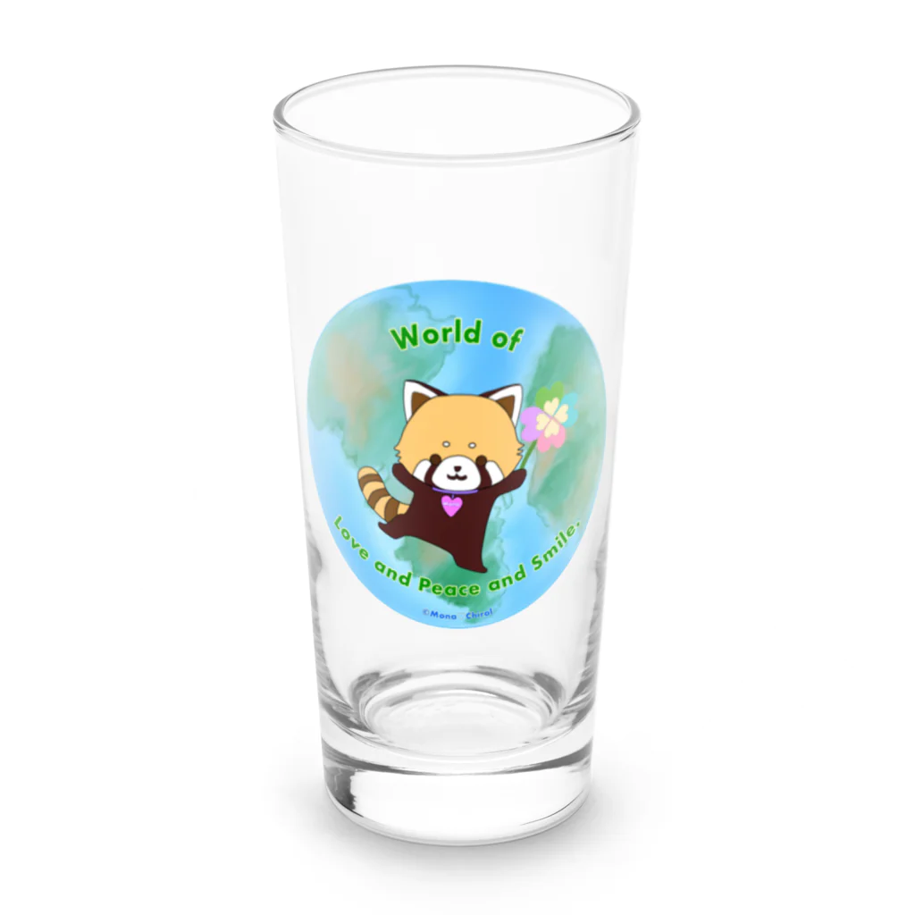 Mona♡ChirolのWorld of Love＆Peace＆Smile Vol.⑤ｰMonaくんver.ｰ Long Sized Water Glass :front