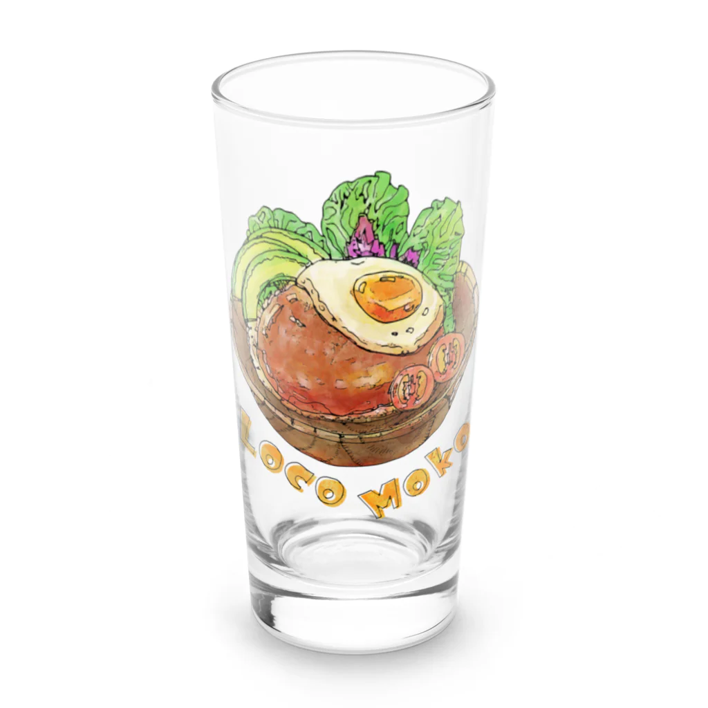 huroshikiのロコモコ/Loco Moko Long Sized Water Glass :front