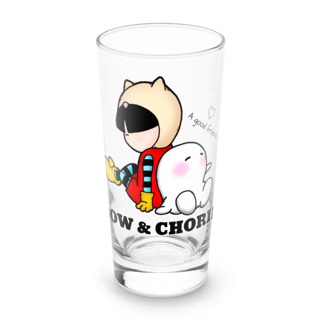 Yamadatinkuの『Good friend』 Long Sized Water Glass :front