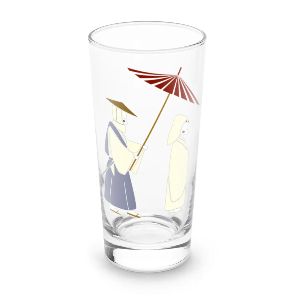 Amiの狐の嫁入り Long Sized Water Glass :front
