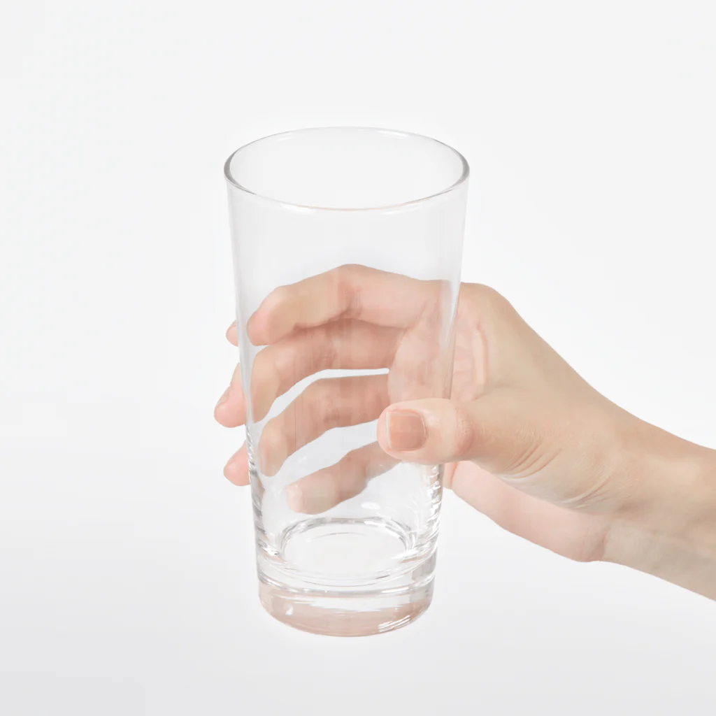 ✴︎Tiara shop✴︎のビール好きの犬 Long Sized Water Glass :held in hand