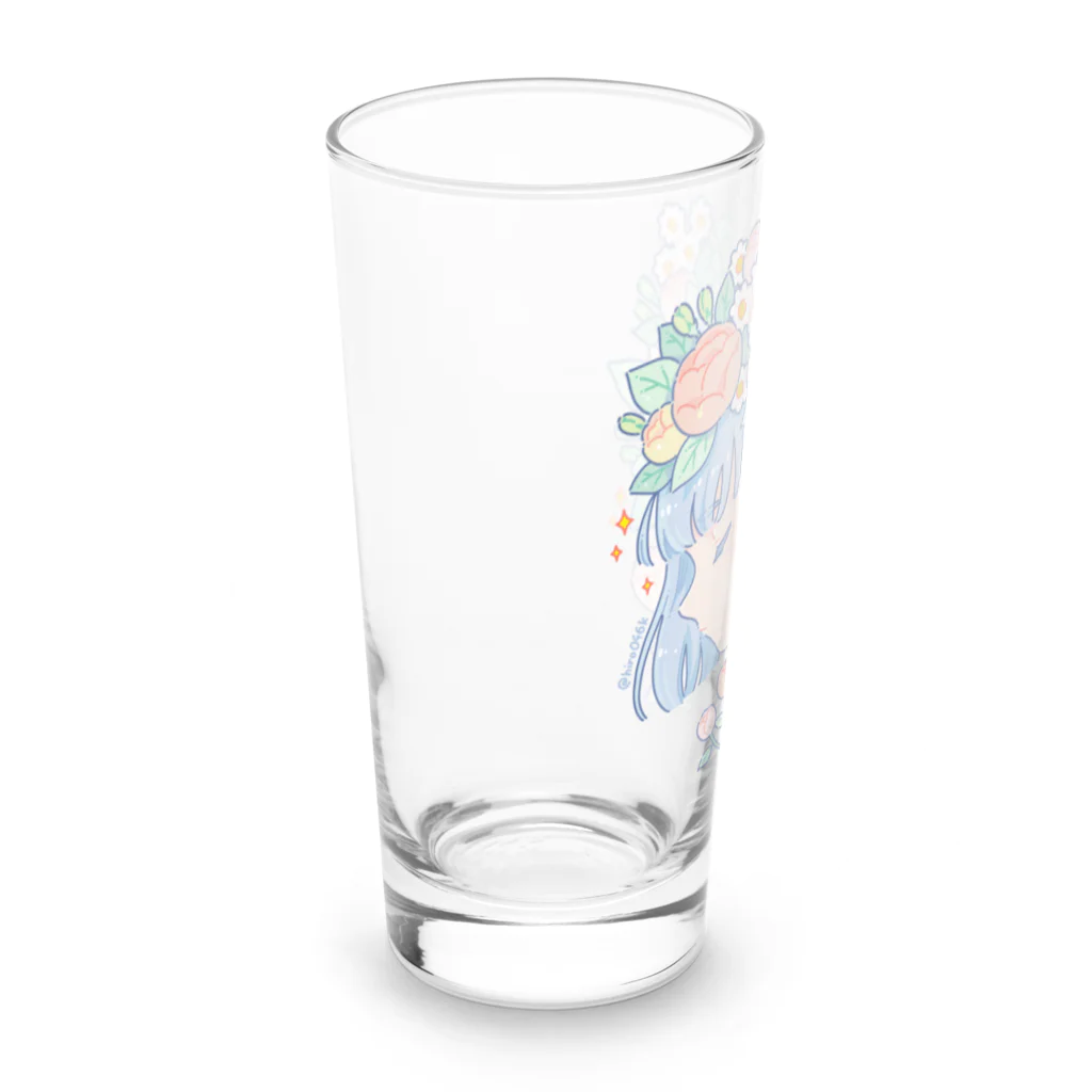 ヒロコのFLOWERS Long Sized Water Glass :left