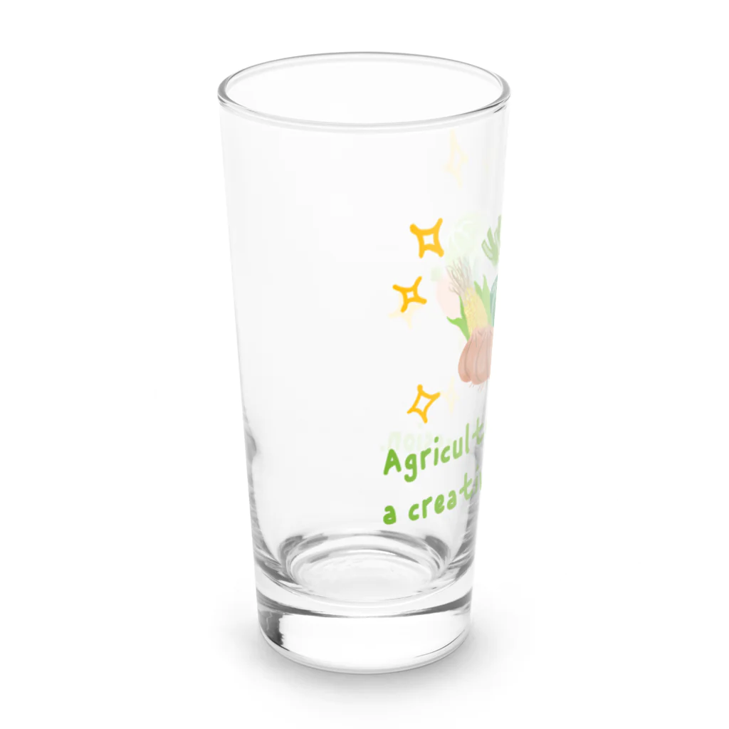 SU-KUの農業はクリエイティブ Long Sized Water Glass :left