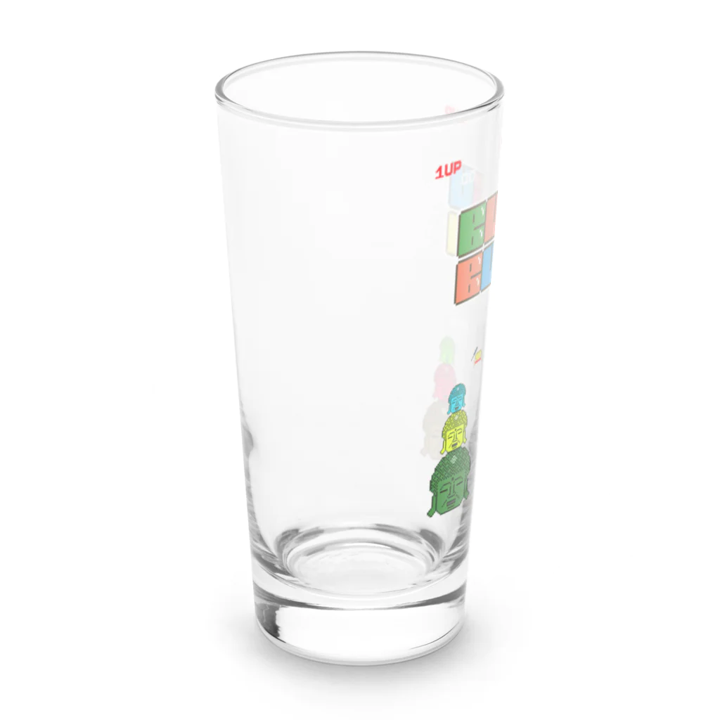 Siderunの館 B2のレトロゲーム風な大仏 Long Sized Water Glass :left