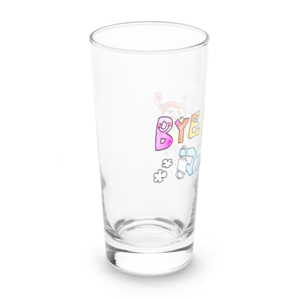 ubuge - うぶげ -の(color)バイバイマスクデーグッズ Long Sized Water Glass :left