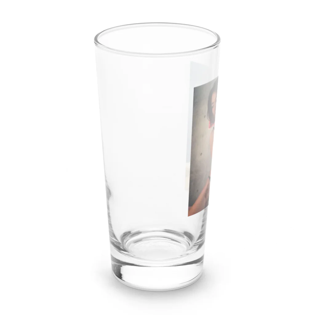 🥩香衣(カイ)の自粛中の開放 Long Sized Water Glass :left