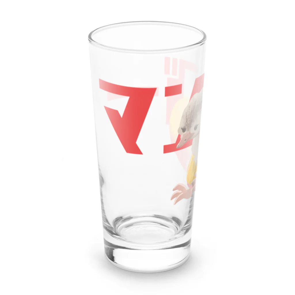 ゆきねこのに店のマンゴー鳥さん Long Sized Water Glass :left