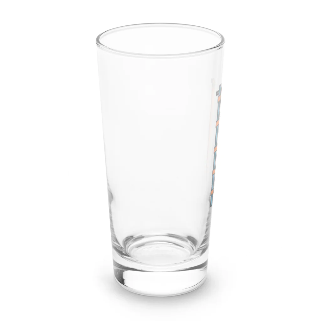 脂身通信Ｚの【両面プリント】のぼり旗♪ピザ2004 Long Sized Water Glass :left